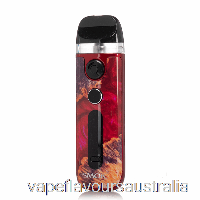 Vape Australia SMOK NOVO 5 30W Pod System Red Stabilizing Wood